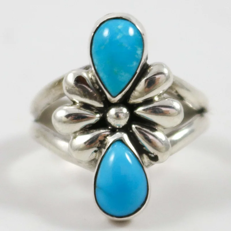 Natural form rings-Turquoise Ring