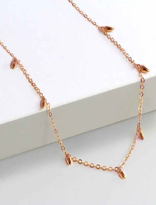 18K Rose Gold Over Sterling Silver