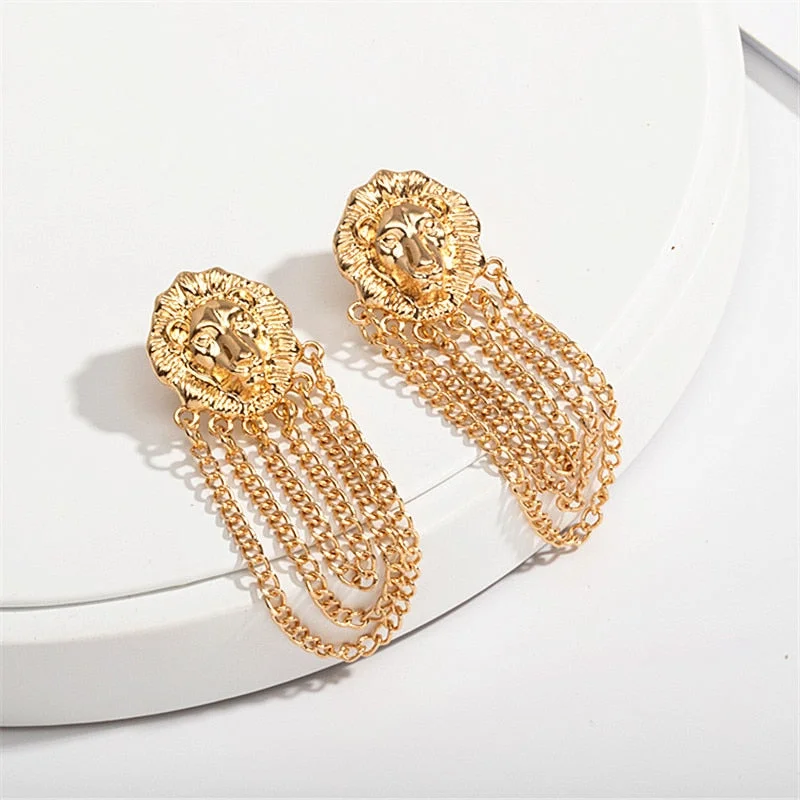 Wide hoop earrings-Tassel Dangle Earrings Fashion For Women Trendy Drop Earring Women