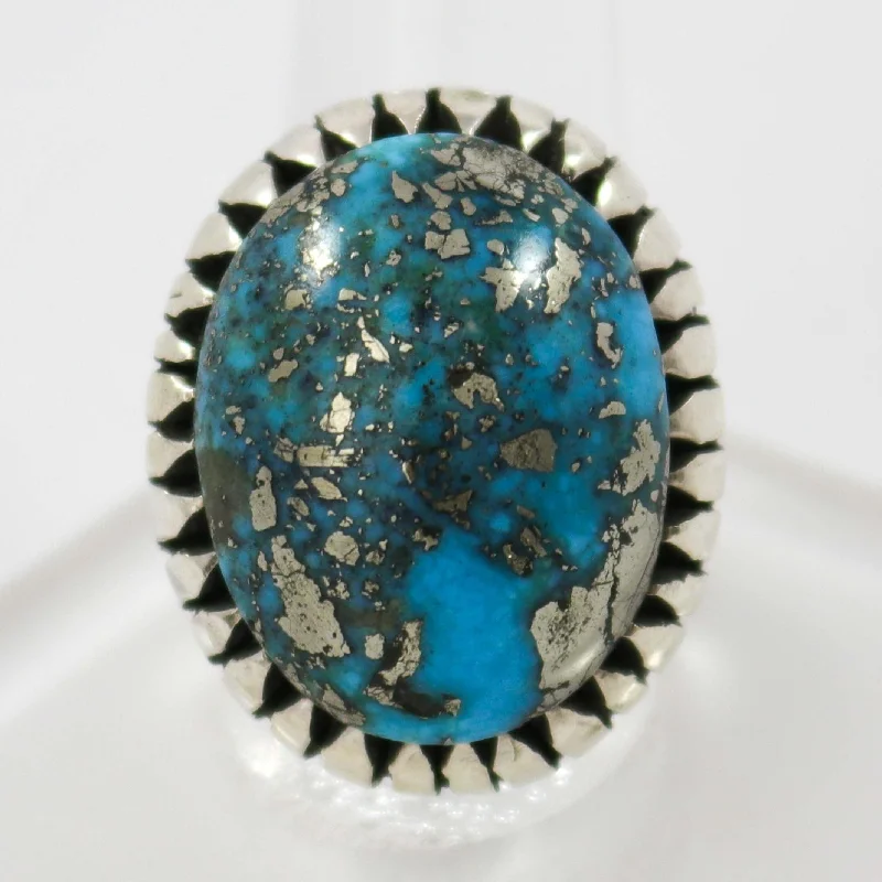 Arabic tile rings-Persian Turquoise Ring