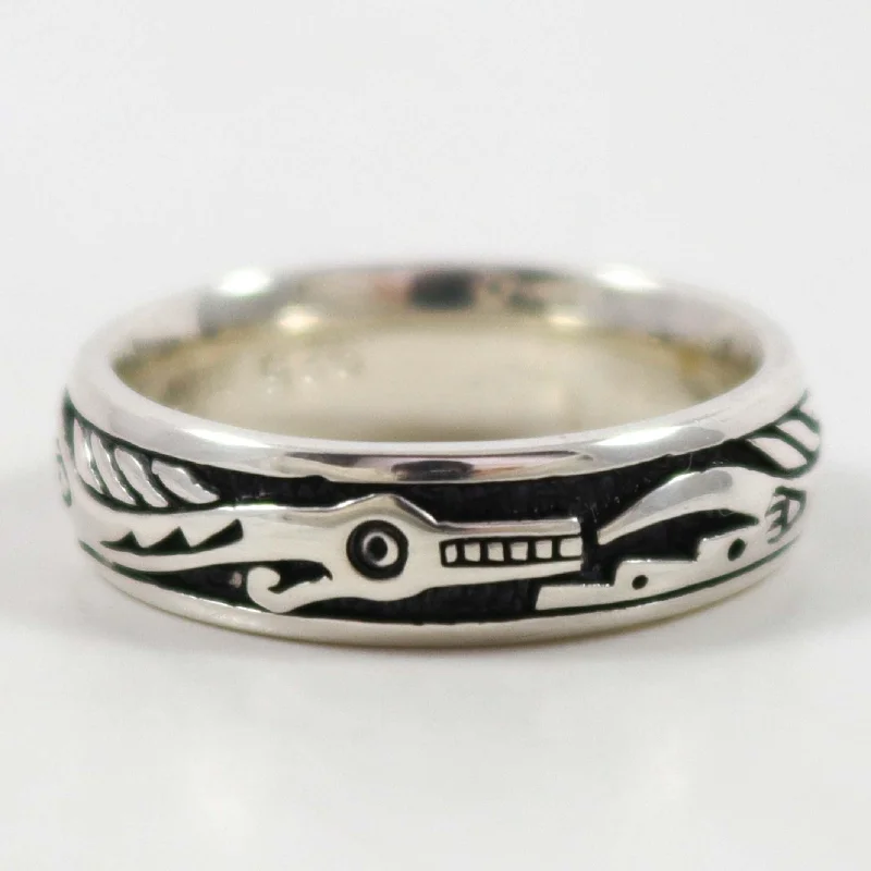 Forever band rings-Avanyu Ring