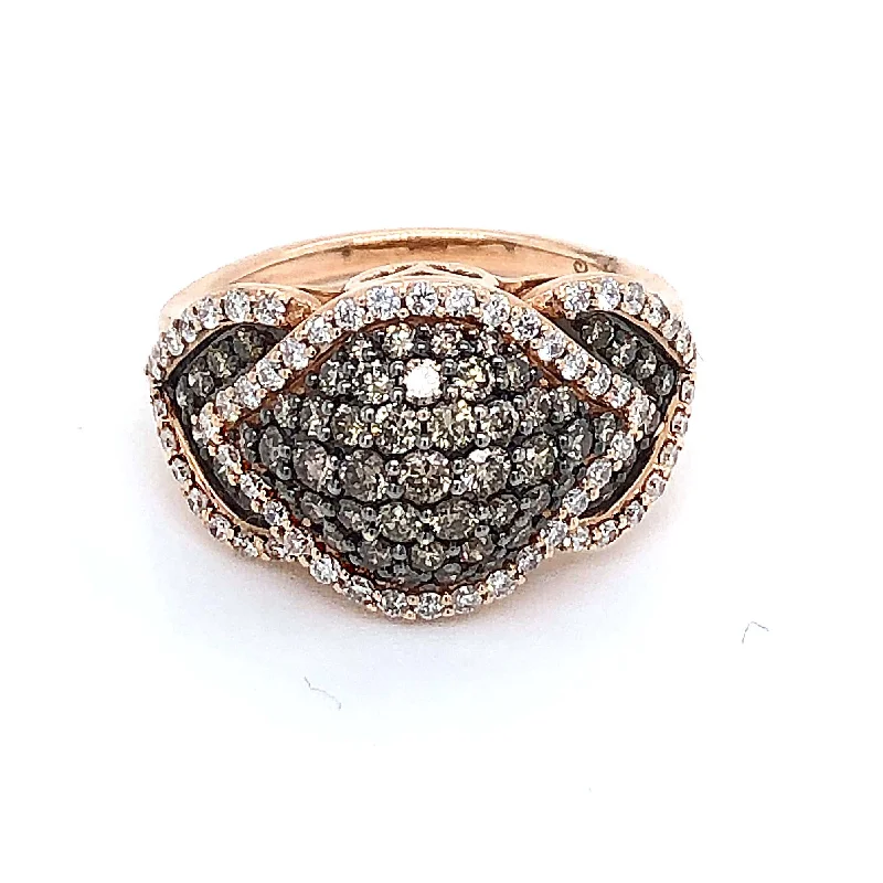 Monogram rings-Choco Diamonds  Ring