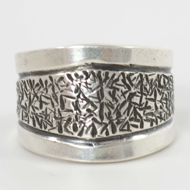 Bird feather rings-Silver Ring