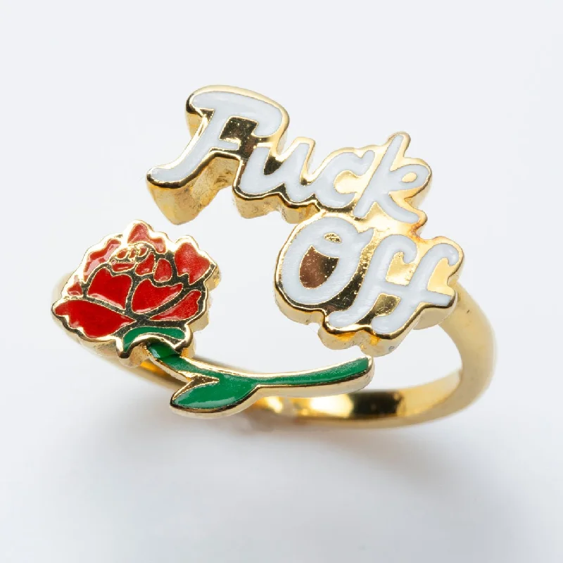 Daisy rings-F*ck Off Ring