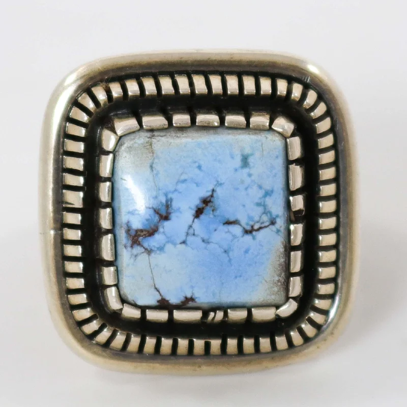 Retro cameo rings-Golden Hills Turquoise Ring