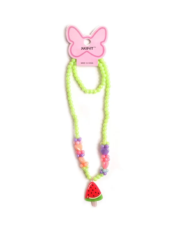 Zigzag pattern necklaces-Lolli Pop Kids Necklace