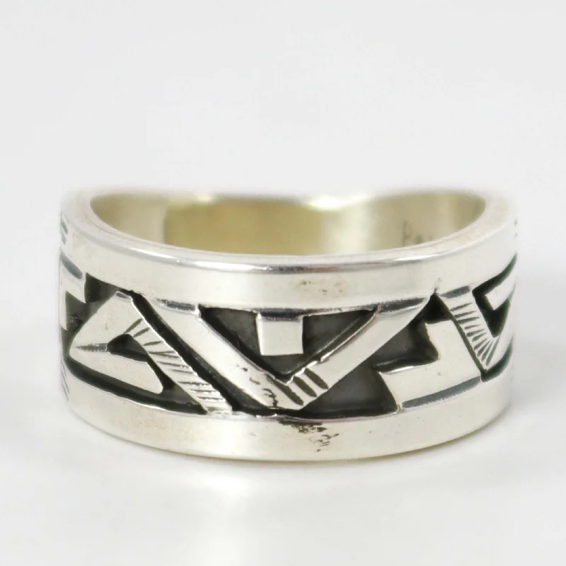 Plated silver rings-Overlay Ring