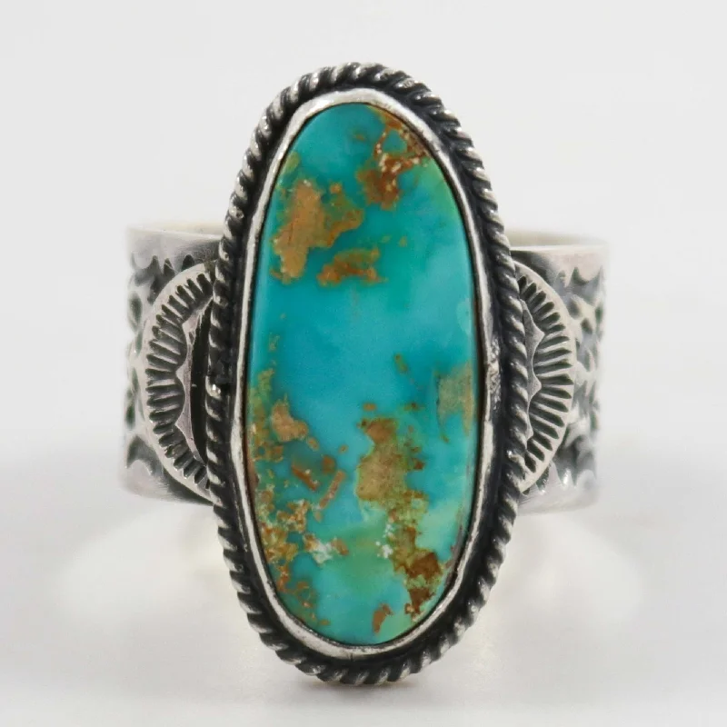 Oversized gem rings-Royston Turquoise Ring