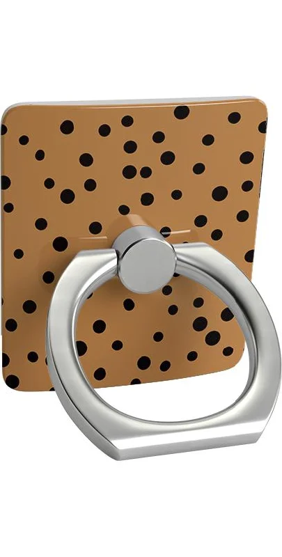 Mid-century rings-Spot On | Dotted Animal Print Phone Ring