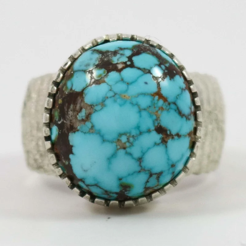 Aged bronze rings-Hidden Valley Turquoise Ring