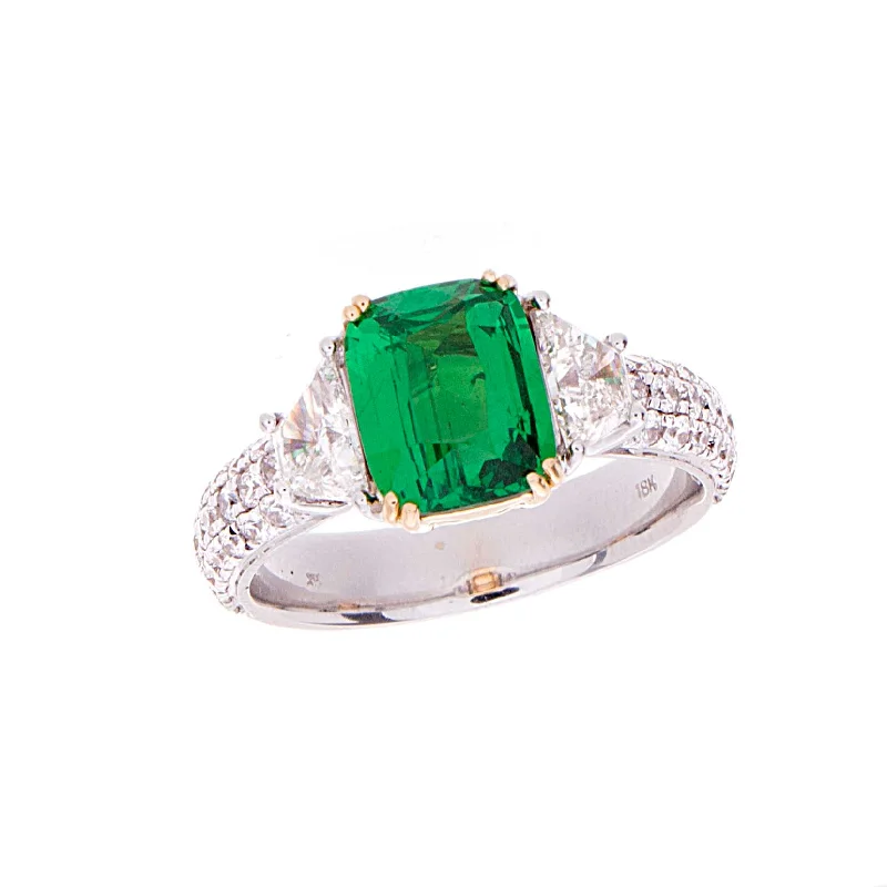 Small wing rings-Tsavorite Ring