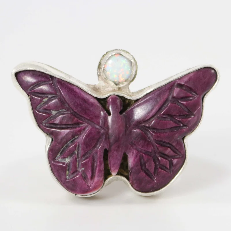 Ornate filigree rings-Butterfly Ring