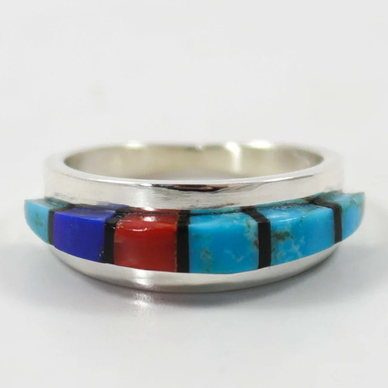 Fluid shape rings-Inlay Ring