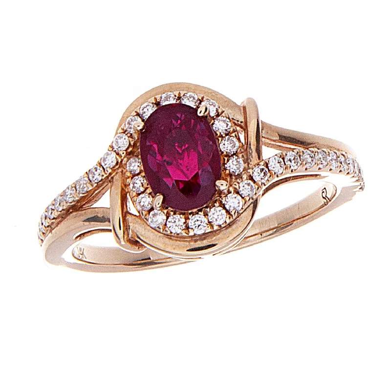 Edwardian style rings-Ruby Ring