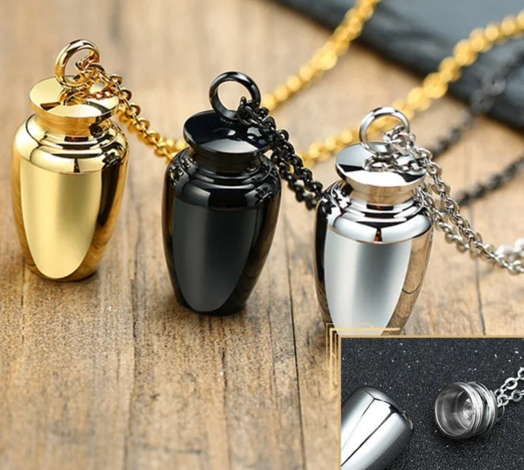 Curved pendant necklaces-Multifunctional Aura Vessel Pendant