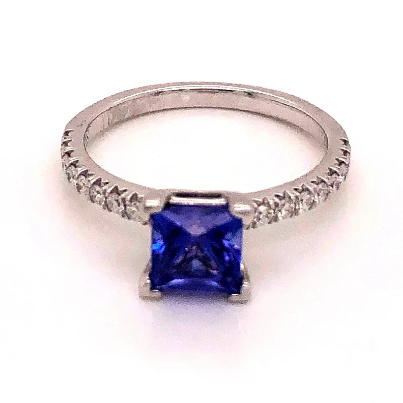 Wide band rings-Tanzanite Ring