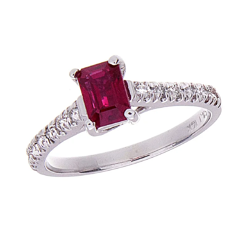 Radiant star rings-Ruby Rings