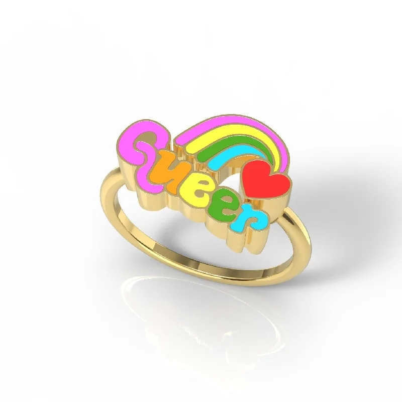 Half-moon rings-Queer Ring