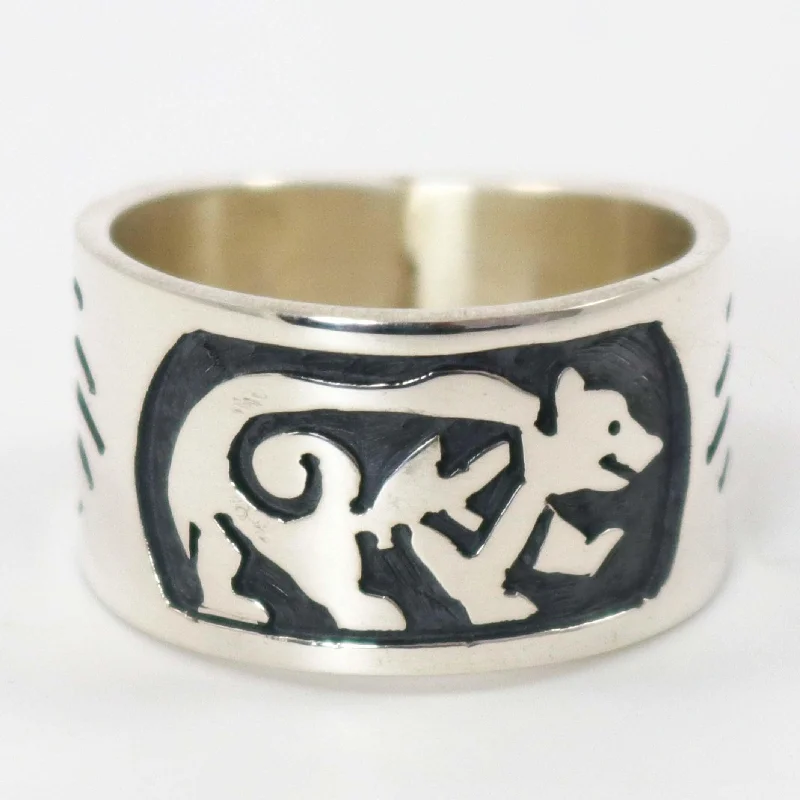 Monogram rings-Bear Ring