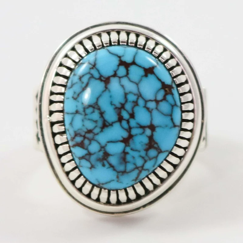 Half-moon rings-Egyptian Turquoise Ring