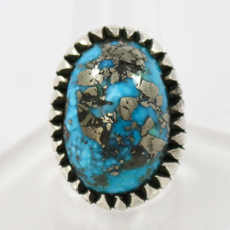 Plush satin rings-Persian Turquoise Ring