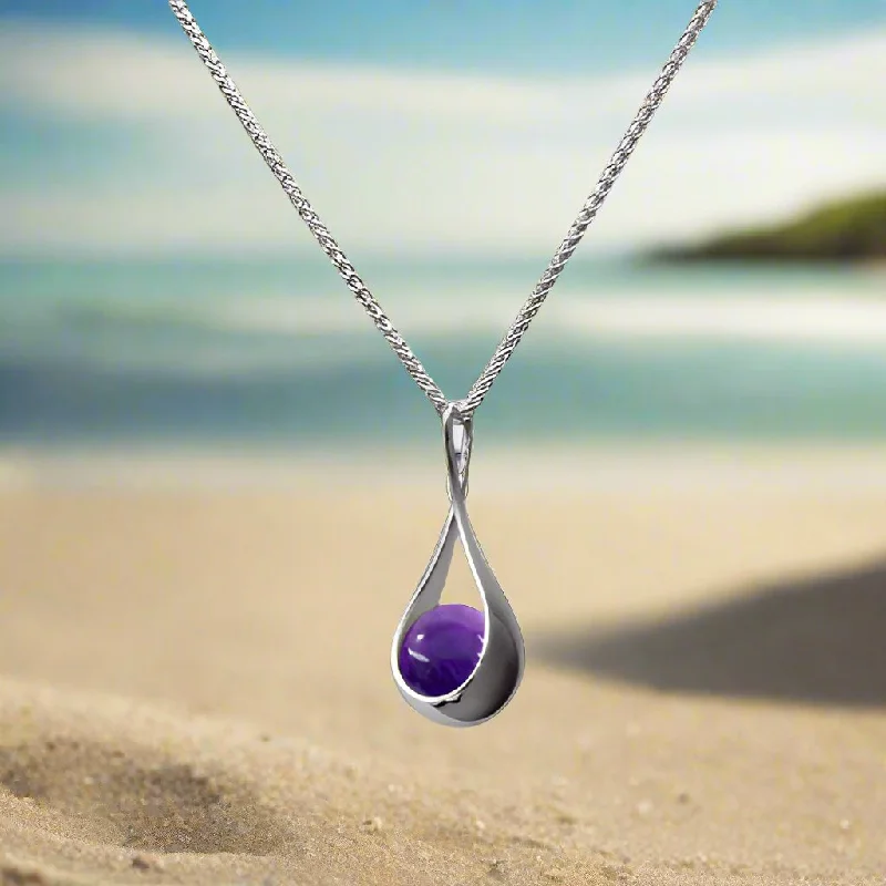 Edwardian style necklaces-"Captivating" Amethyst Necklace