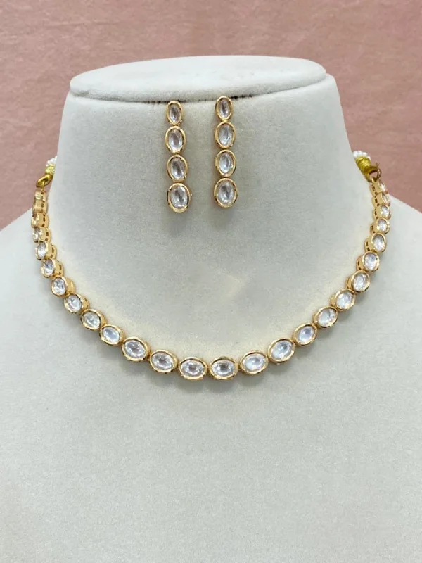 Onyx stone earrings-Gold Plated Pearl Silver Choker Earrings Indian Jewelry Set, Gold Plated Indian Choker Set, Bridal Pakistani Statement Choker Set, Bollywood Pearl Choker Set, Wedding Pearl Jewelry