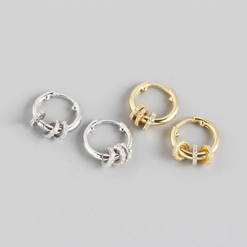 Wide hoop earrings-Geometric Earrings Fashion Stud Earrings Ear Cuff Charm Jewelry