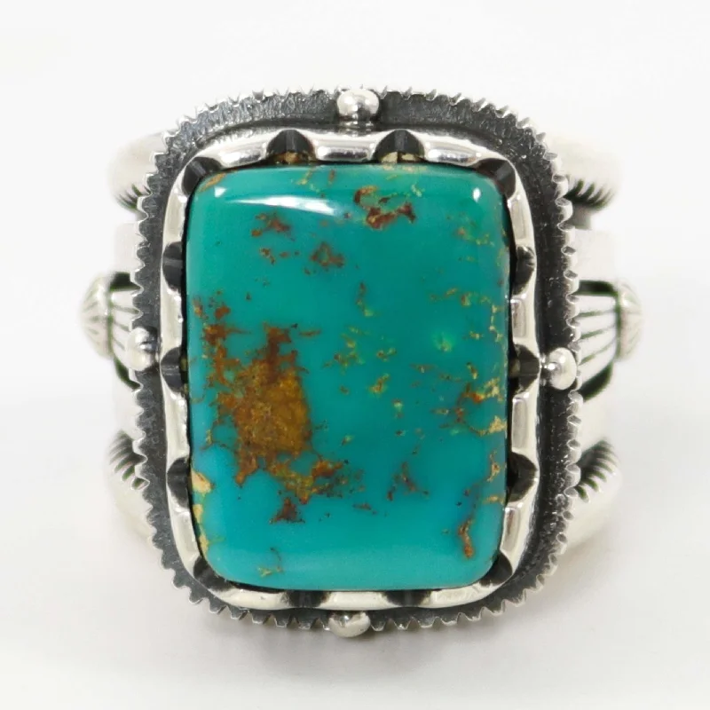 Monogram rings-Royston Turquoise Ring