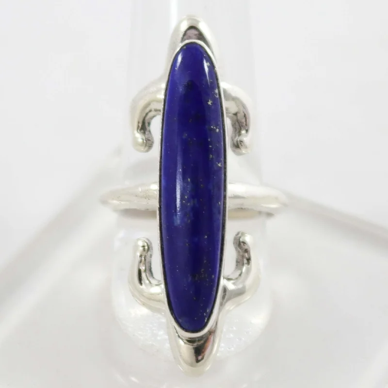 Onyx gem rings-Lapis Ring