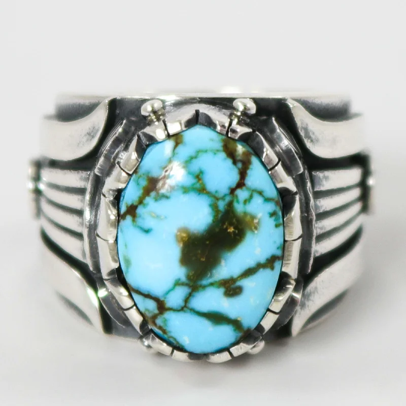 Small wing rings-Turquoise Mountain Ring