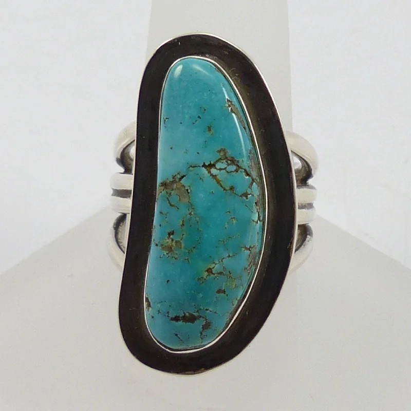 Ethnic bead rings-Fox Turquoise Ring