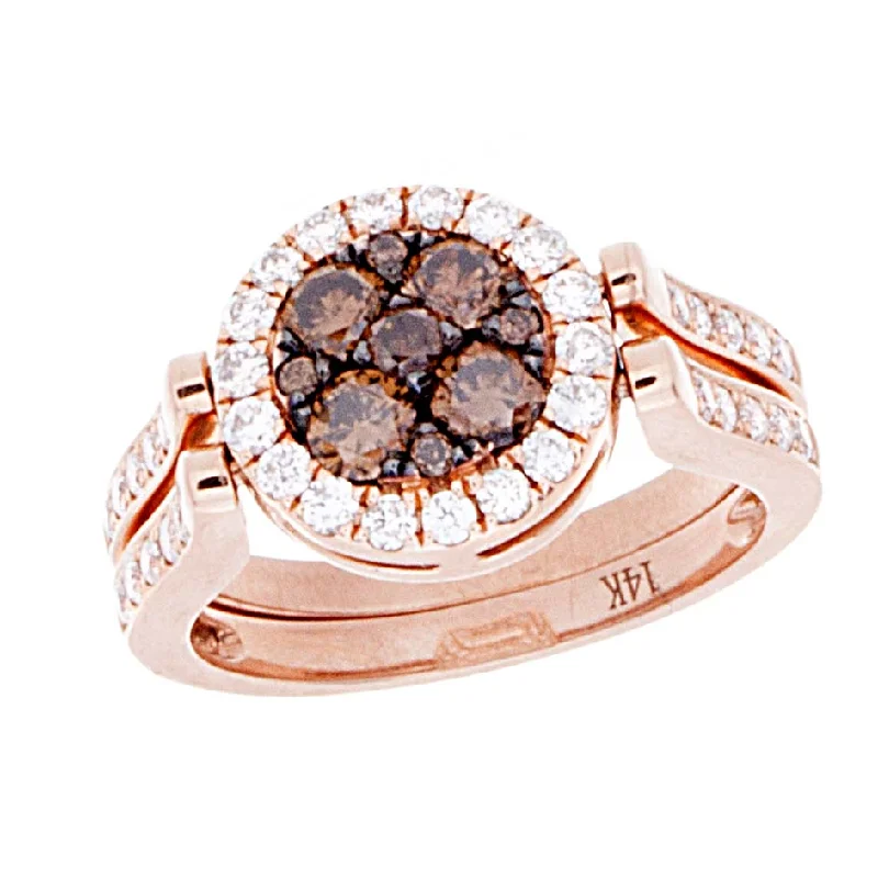 Small star rings-Ladies Diamond Reversable Ring