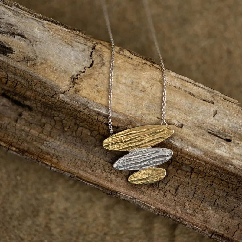 Plated gold necklaces-"Arizona" Necklace