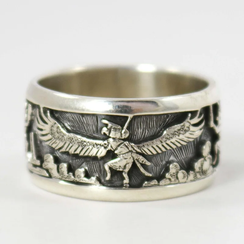 Bead trim rings-Eagle Dancer Ring