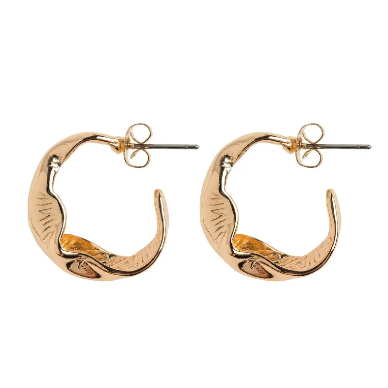 Freeform design earrings-Essential- Irregular Hoop Earrings