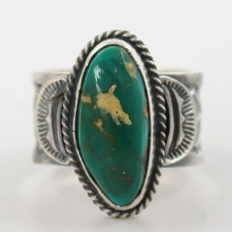 Crafted artisan rings-Royston Turquoise Ring