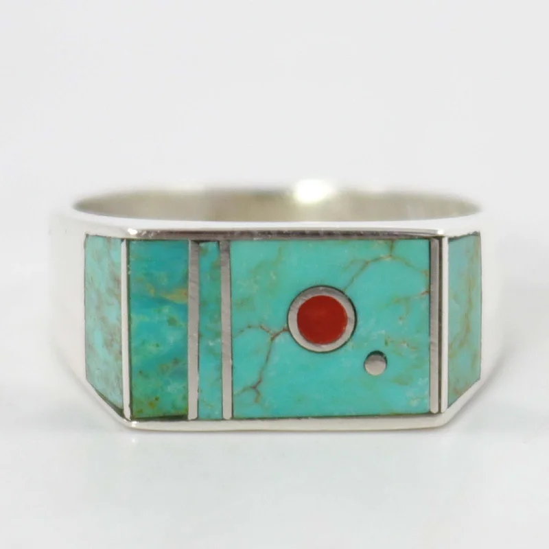 Dual-tone rings-Inlay Ring