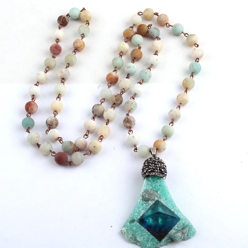 Multicolor strand necklaces-Create Mind Harmony Necklace