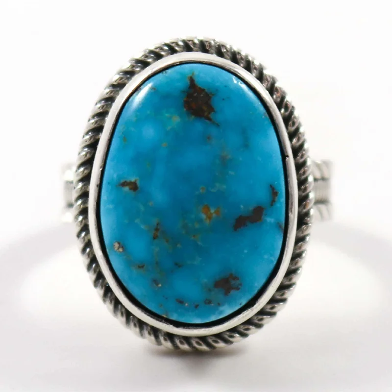 Hidden clasp rings-Royston Turquoise Ring