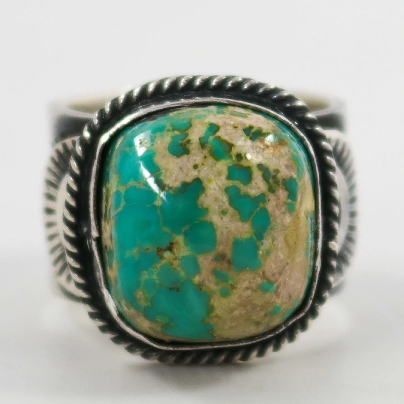 Plated silver rings-Royston Turquoise Ring