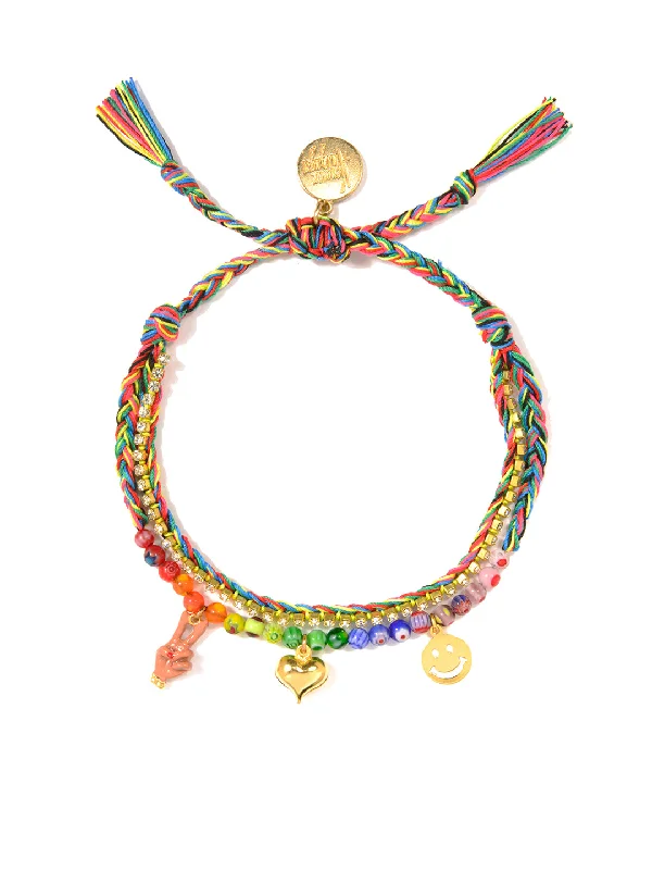 Sleek modern bracelets-GROOVY PEACE BRACELET