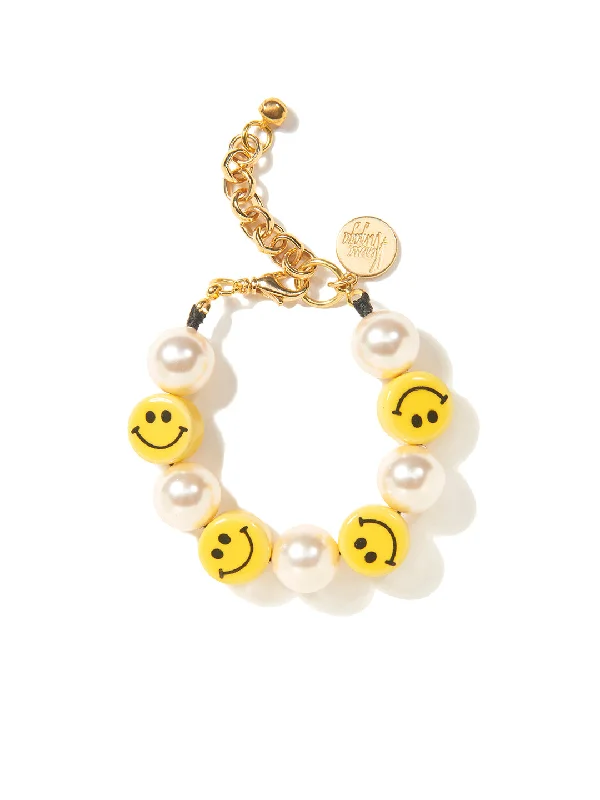 Natural pearl bracelets-SUNSHINE SMILE PEARL BRACELET