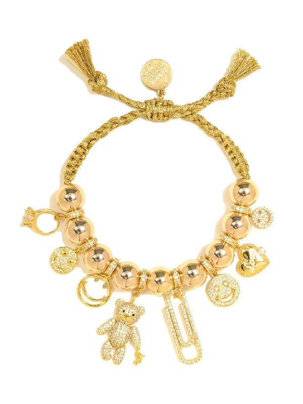 Crafted artisan bangles-GOLDEN TREASURES BRACELET