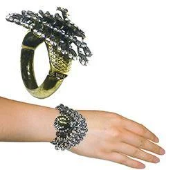 Pentagon shape bracelets-Braceletphoenix Bella Golden Phoenix Bangle WT83250phoenix