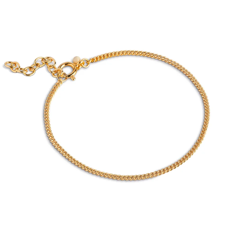 Stone layer bracelets-Bracelet, Curb Chain 1,75 mm