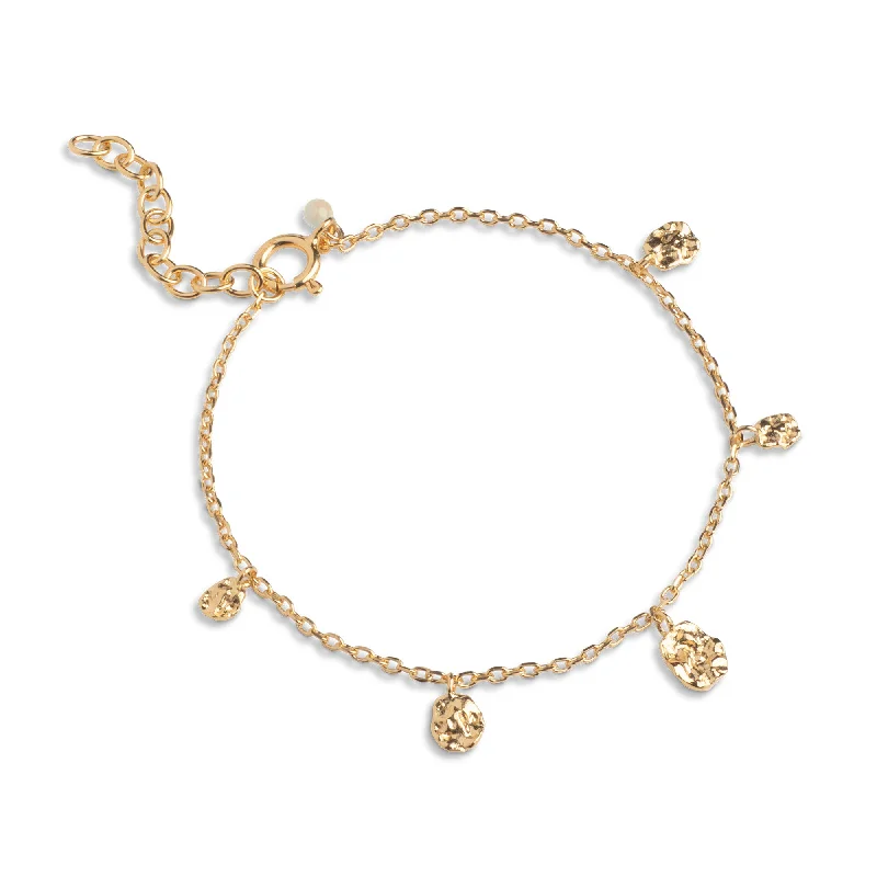 Thin gold bangles-Bracelet, Refined Charms