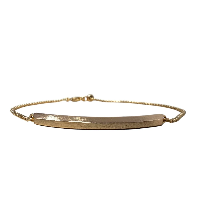 Small pearl bangles-Eloise Ann Bar Bracelet In 14K Rose Gold Plated By Kendra Scott