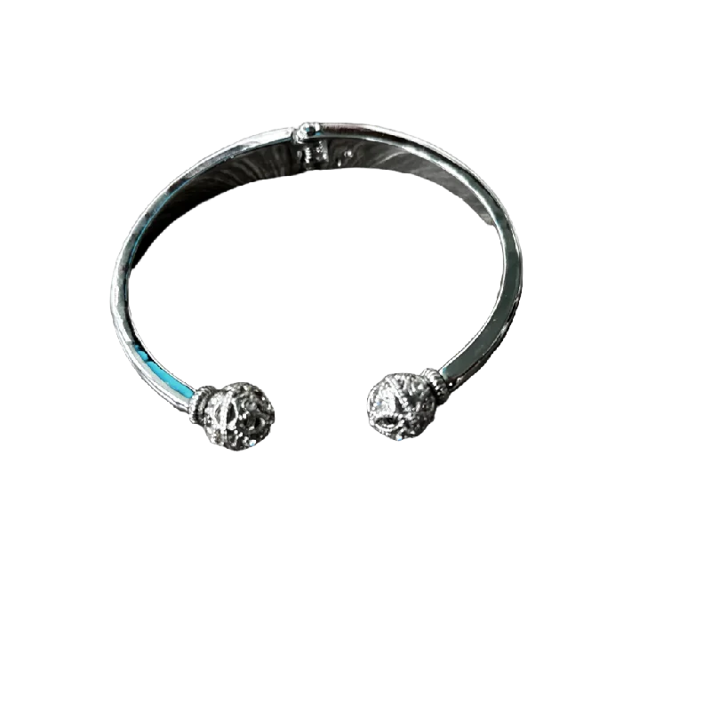 Wide stone bracelets-Bracelet Bangle