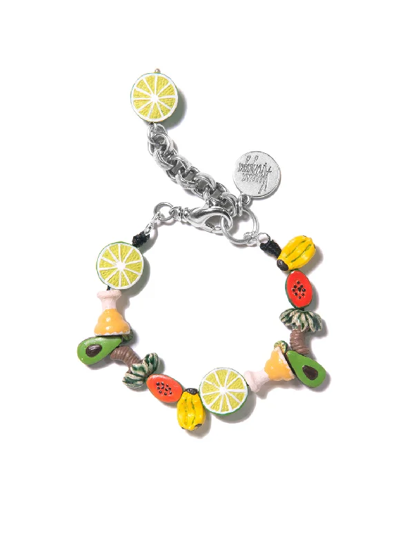 Circular link bracelets-CUTIE FRUITY BRACELET